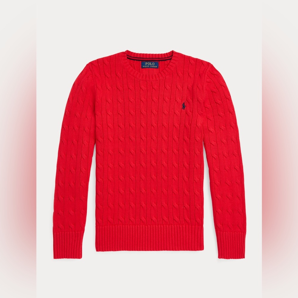 Polo by Ralph Lauren Dark Red Crewneck Sweater